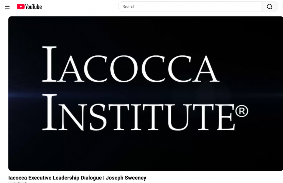Iacocca Executive Leadership Dialogue